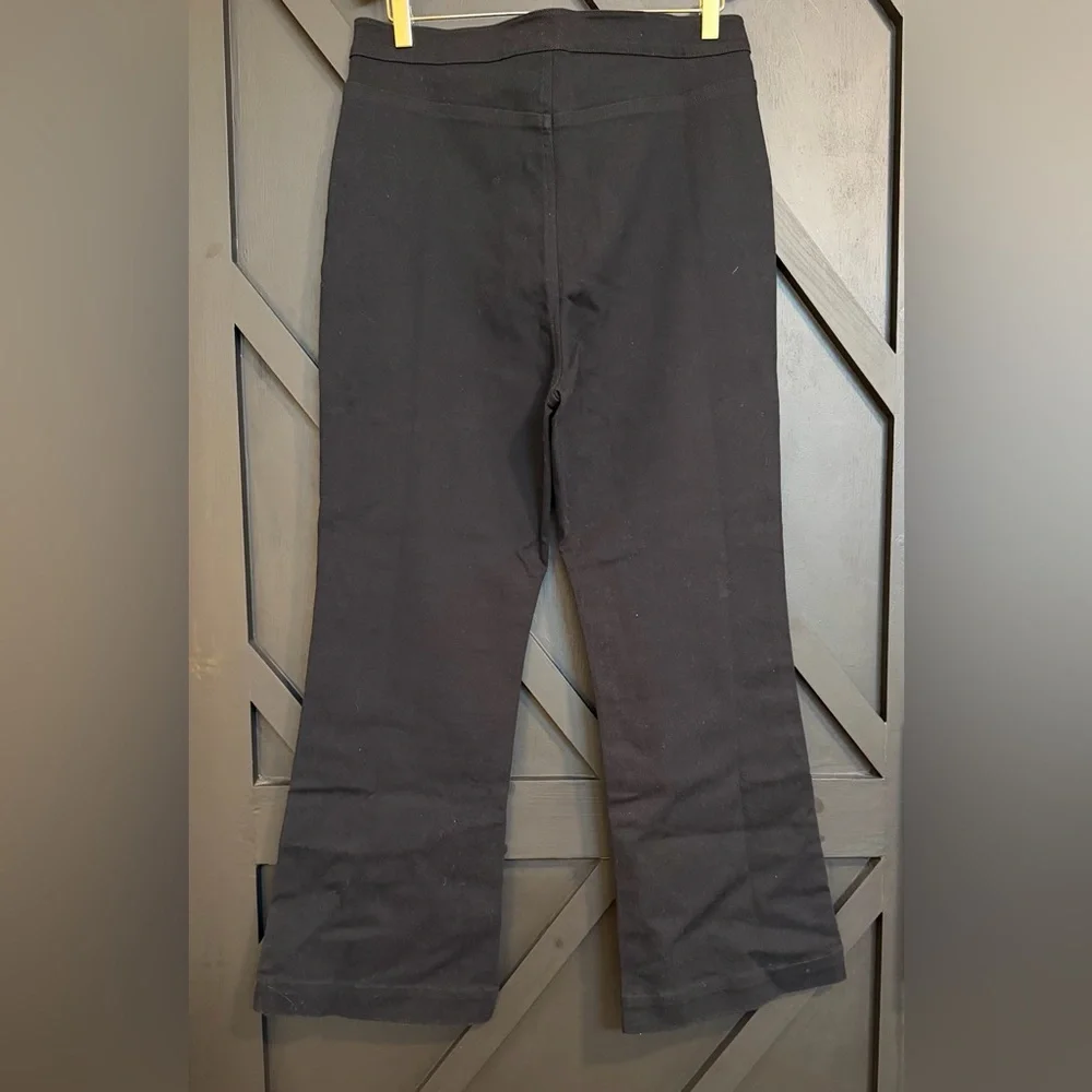 NWT Julia Amory Bell Pant Twill in Black, Size Large - Picture 10 of 14